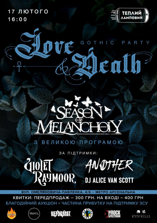 LOVE & DEATH Gothic Party by Season of Melancholy