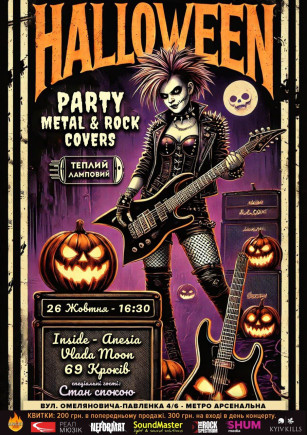 Halloween Party. Metal & Rock Covers